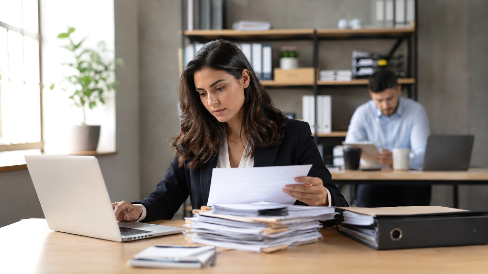 Réunion professionnelle autour de documents